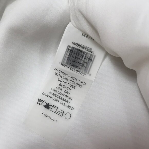 Vince Camuto Pintuck Detail Wide Leg Textured Twil - Picture 7 of 10